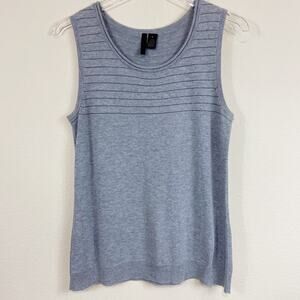 Nue Options | Gray Sleeveless Sweater Sz M